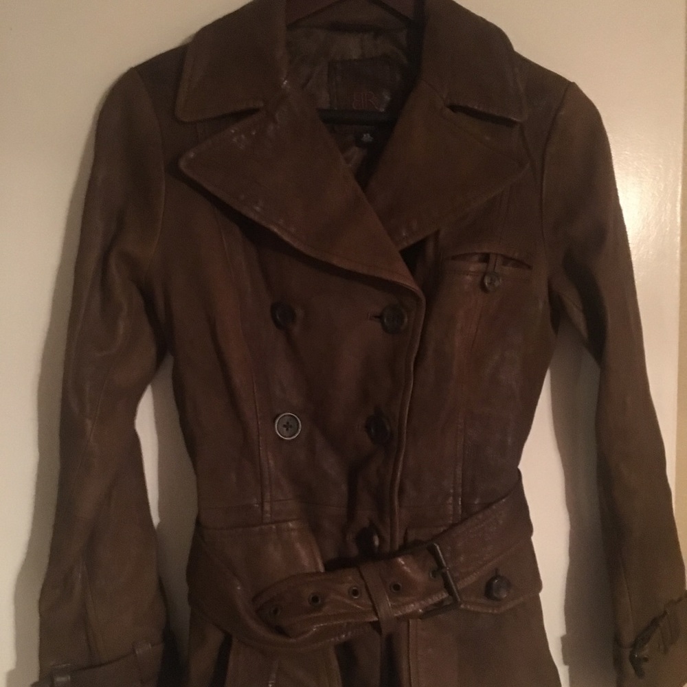 Gorgeous! Softest leather trench